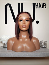 Load image into Gallery viewer, Olivia - 10" Burgundy bob