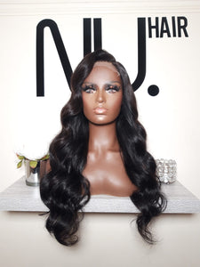 Sharon - Glam Natural Black Wig