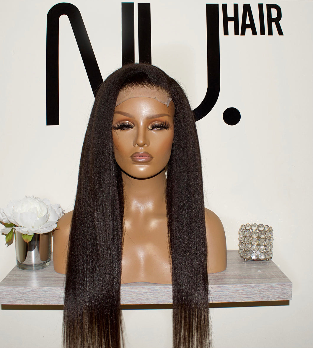 Oheema Kinky Straight Wig - All Lengths