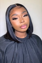 Load image into Gallery viewer, Uzo - 10&quot; black bob with Frontal