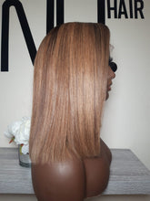 Load image into Gallery viewer, Eloise - Asymmetrical ash blonde bob  - Out of stock