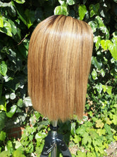 Load image into Gallery viewer, Eloise - Asymmetrical ash blonde bob  - Out of stock