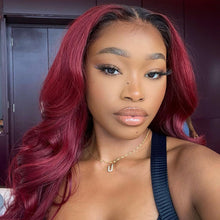 Load image into Gallery viewer, Cherry - 16&quot; Bright Burgundy Red Wig
